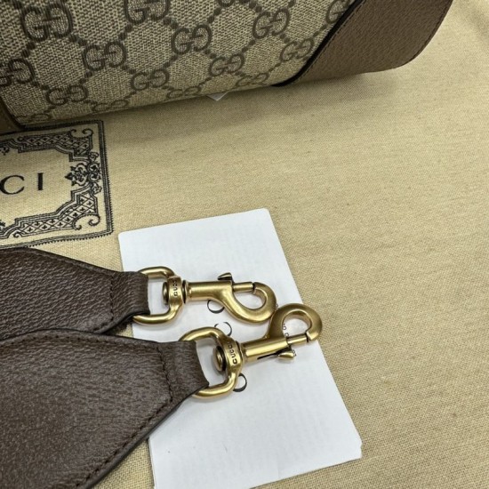 Replica Borsone grande Gucci Jumbo GG 724612 Marrone 52 cm