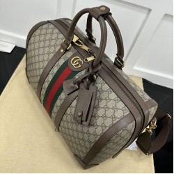Replica Borsone piccolo Gucci Jumbo GG 724642 Marrone 44 cm