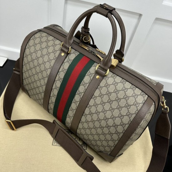 Replica Borsone piccolo Gucci Jumbo GG 724642 Marrone 44 cm