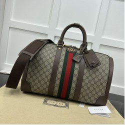 Replica Borsone piccolo Gucci Jumbo GG 724642 Marrone 44 cm