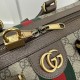 Replica Borsone piccolo Gucci Jumbo GG 724642 Marrone 44 cm