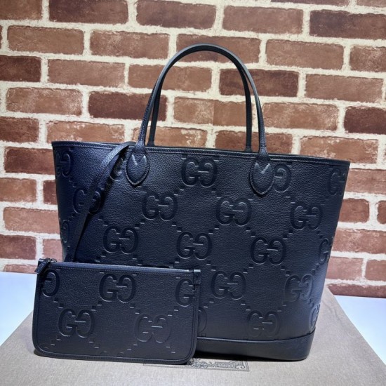 Replica Borsa tote grande Gucci Jumbo GG 726755 Nera