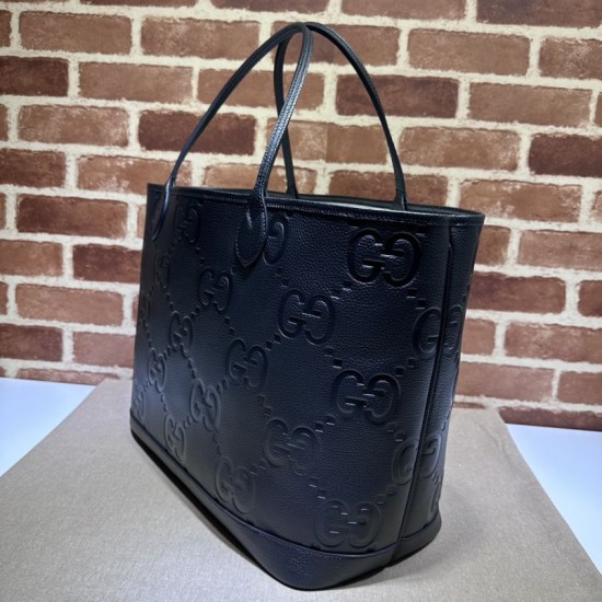 Replica Borsa tote grande Gucci Jumbo GG 726755 Nera