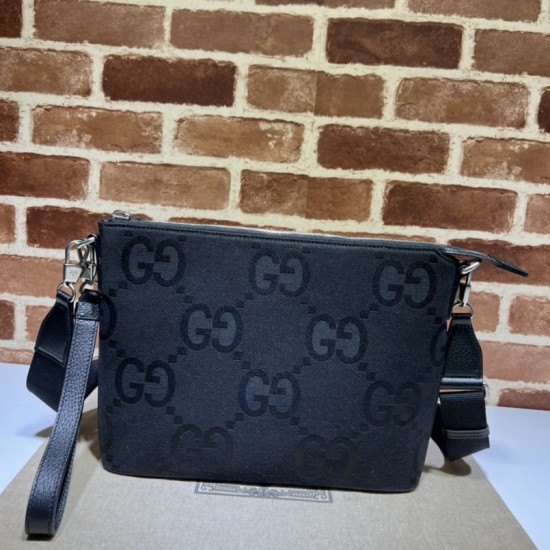 Replica Borsa messenger media Gucci Jumbo GG 739668 Nera Replica Borsa messenger media Gucci Jumbo GG 739668 Nera