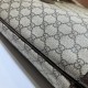 Replica Borsa tote media Gucci Ophidia 739730 GG Supreme tela Marrone