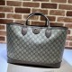 Replica Borsa tote media Gucci Ophidia 739730 GG Supreme tela Marrone