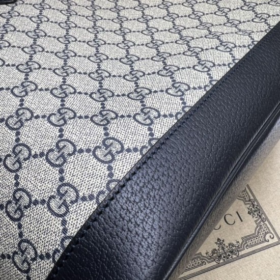 Replica Borsa tote media Gucci Ophidia 739730 tela GG Supreme Nera
