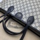 Replica Borsa tote media Gucci Ophidia 739730 tela GG Supreme Nera