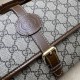 Replica Borsa messenger Gucci GG con Interlocking G 745679 Marrone