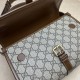 Replica Borsa messenger Gucci GG con Interlocking G 745679 Marrone