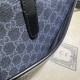 Replica Borsa messenger Gucci GG con Interlocking G 745679 Nera