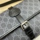 Replica Borsa messenger Gucci GG con Interlocking G 745679 Nera