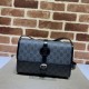 Replica Borsa messenger Gucci GG con Interlocking G 745679 Nera