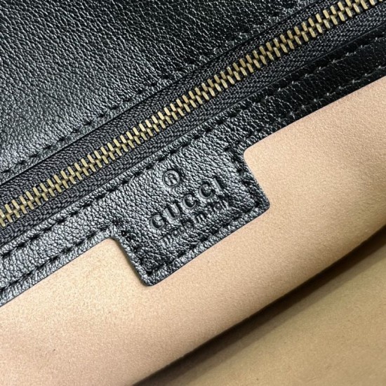 Replica Borsa tote media Gucci Diana 750394 Nera