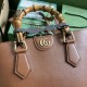 Replica Borsa tote media Gucci Diana 750394 Marrone