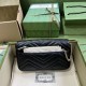 Replica Portafoglio con catena mini porta carte Gucci GG Marmont 751526 Nero