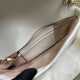 Replica Portafoglio con catena mini porta carte Gucci GG Marmont 751526 Bianco