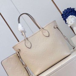 Replica Borsa Louis Vuitton Neverfull MM Monogram Empreinte M46676
