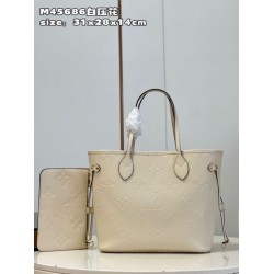Replica Borsa Louis Vuitton Neverfull MM Monogram Empreinte M46676