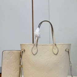 Replica Borsa Louis Vuitton Neverfull MM Monogram Empreinte M46676