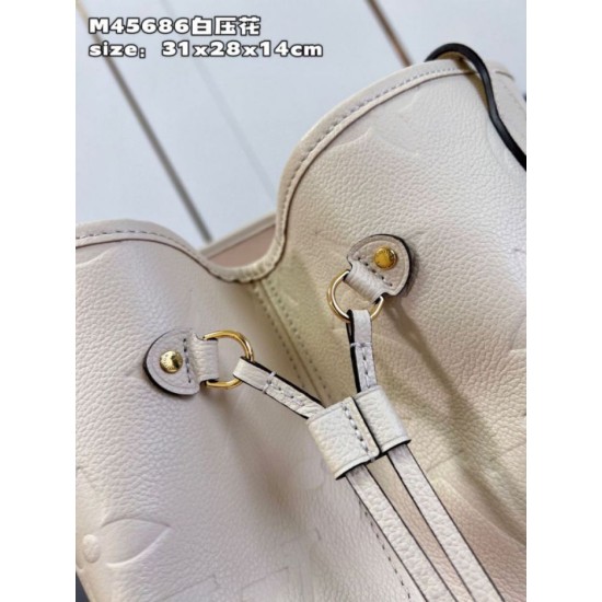 Replica Borsa Louis Vuitton Neverfull MM Monogram Empreinte M46676