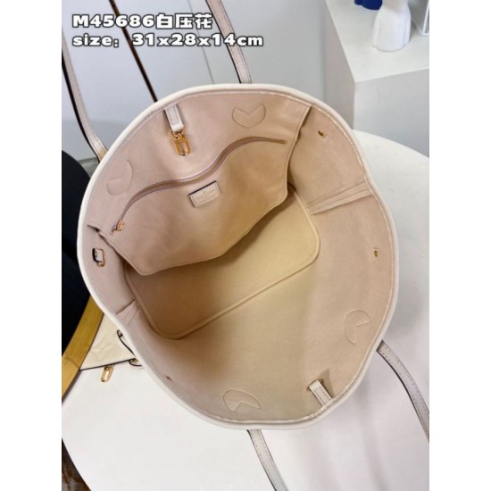 Replica Borsa Louis Vuitton Neverfull MM Monogram Empreinte M46676