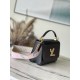 Replica Borsa Louis Vuitton Twist MM M22036 Nera 23 cm