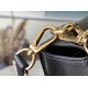 Replica Borsa Louis Vuitton Twist MM M22036 Nera 23 cm
