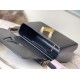 Replica Borsa Louis Vuitton Twist MM M22036 Nera 23 cm