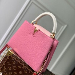 Replica Borsa mini Louis Vuitton Capucines M22375 Rosa