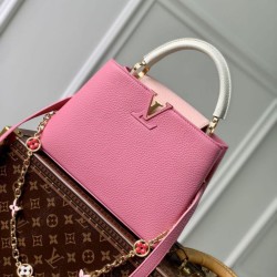 Replica Borsa mini Louis Vuitton Capucines M22375 Rosa