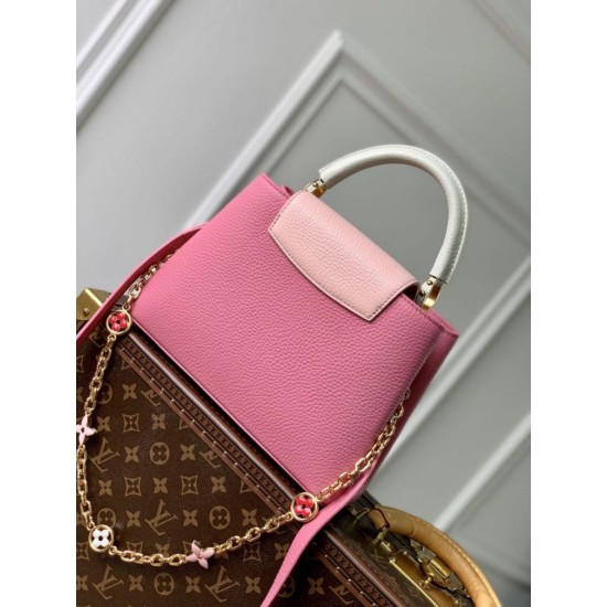 Replica Borsa mini Louis Vuitton Capucines M22375 Rosa Replica Borsa mini Louis Vuitton Capucines M22375 Rosa