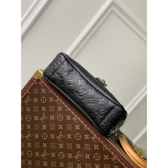 Replica Borsa Louis Vuitton Trianon PM Monogram Empreinte M46488 Nera
