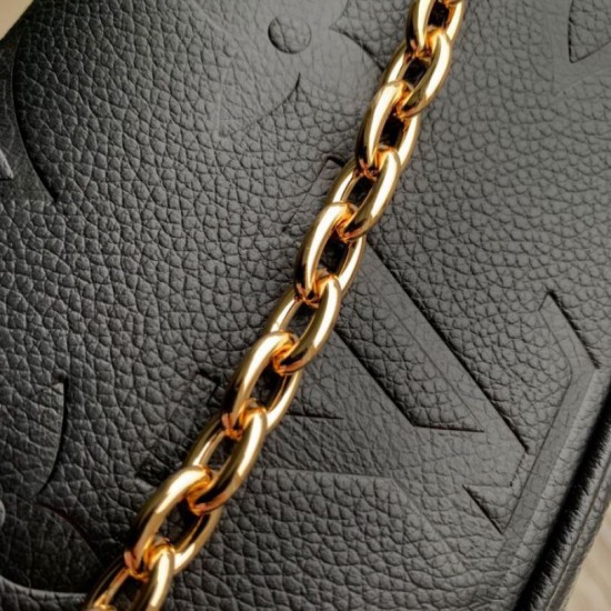 Replica Portafoglio Louis Vuitton con catena Ivy Monogram Empreinte M82210 Nero Replica Portafoglio Louis Vuitton con catena Ivy Monogram Empreinte M82210 Nero
