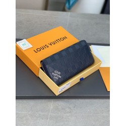 Replica Portafoglio verticale Louis Vuitton Zippy Damier Infini N60503