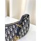 Replica Borsa Christian Dior CD Lounge Dior Oblique Jacquard Blu