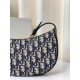 Replica Borsa Christian Dior CD Lounge Dior Oblique Jacquard Blu