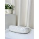 Replica Christian Dior CD Lounge Bag Supple Macrocannage Bianco
