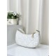 Replica Christian Dior CD Lounge Bag Supple Macrocannage Bianco