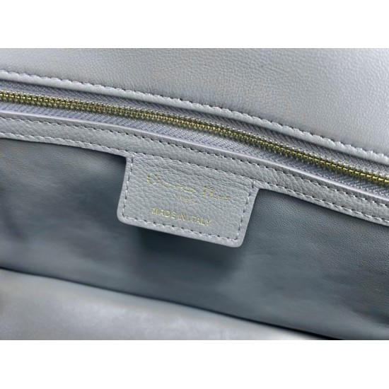 Replica Christian Dior Borsa Dior Caro grande azzurro