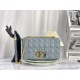 Replica Christian Dior Borsa Dior Caro grande azzurro