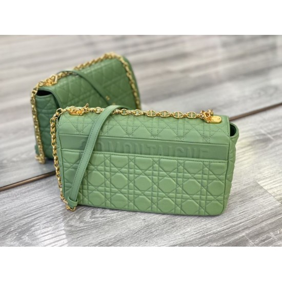 Replica Borsa Christian Dior Grande Dior Caro Verde