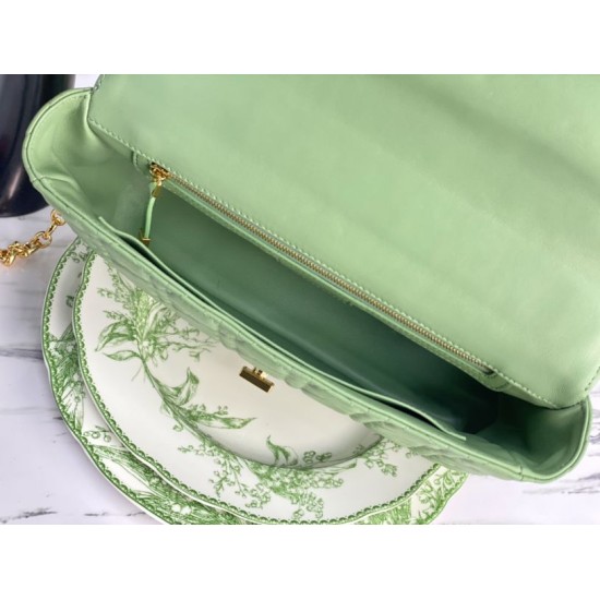 Replica Borsa Christian Dior Grande Dior Caro Verde