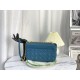 Replica Christian Dior Borsa Dior Caro grande Blu