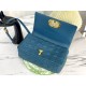 Replica Christian Dior Borsa Dior Caro grande Blu