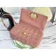 Replica Christian Dior Borsa Dior Caro grande rosa