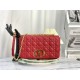 Replica Christian Dior Borsa Dior Caro grande rossa