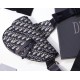 Replica Christian Dior Saddle Belt Borsa da uomo in tela obliqua