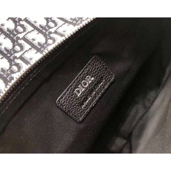 Replica Christian Dior Saddle Belt Borsa da uomo in tela obliqua