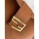 Replica Borsa Hobo Fendi Piccola Croissant Marrone